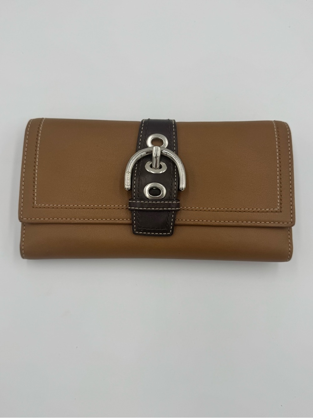 Coach SoHo Y2K Two-Tone Wallet & Checkbook